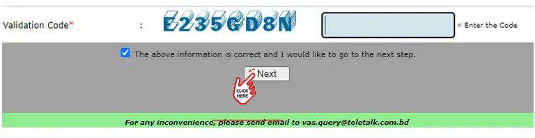 Bornomala online registration final step