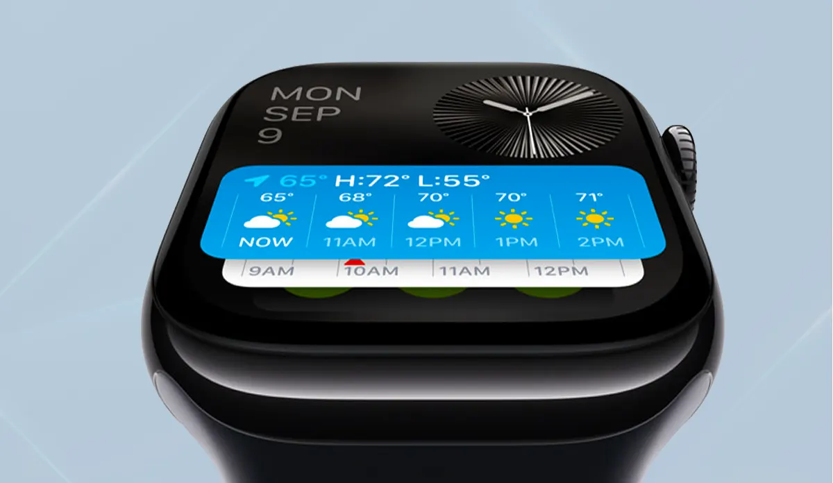 New Apple Watch Series 10 display