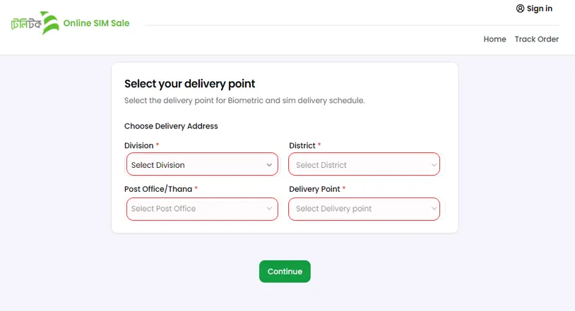 Teletalk GEN-Z registration process