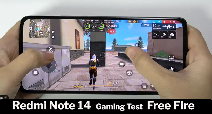 Xiaomi Redmi Note 14 4G showcasing smooth gaming performance and vibrant display