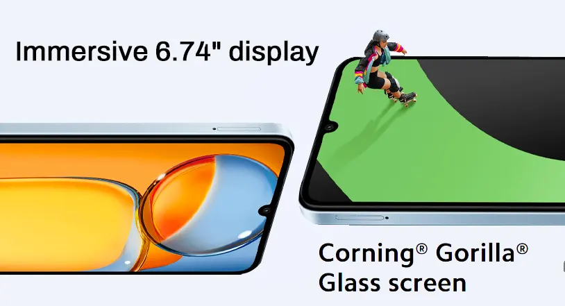 Xiaomi Redmi 13C display features