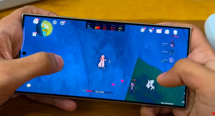 Samsung Galaxy S25 Ultra gaming test