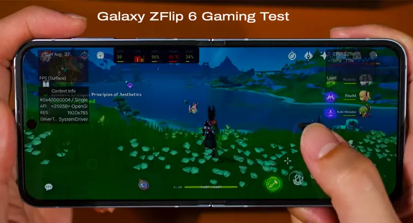samsung galaxy z flip 6 Gaming performance