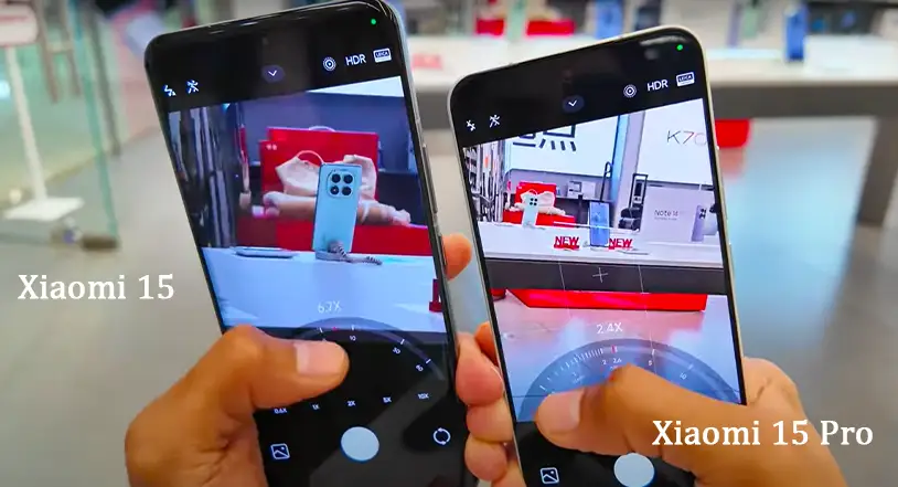 Xiaomi 15 vs Xiaomi 15 Pro camera Comparison