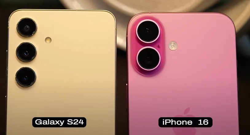 Camera Samsung Galaxy S24 vs iPhone 16 