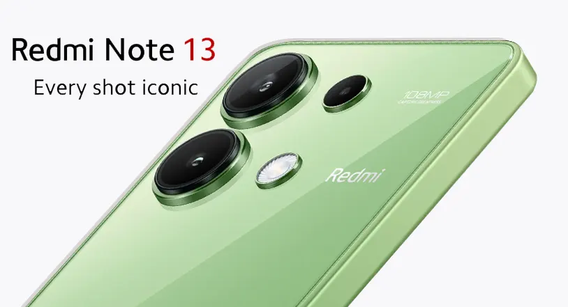 Xiaomi Redmi Note 13 - Best camera phone with 50MP AI-powered camera for stunning photos