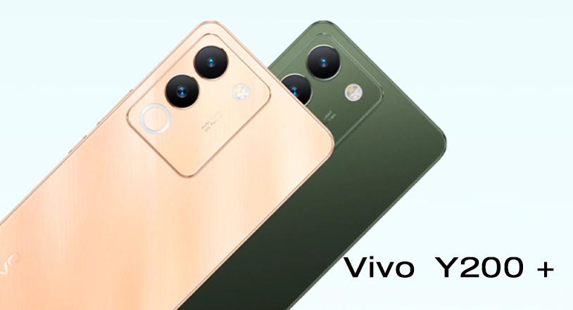 Vivo Y200+ smartphone - Best battery life with 6000mAh battery and 44W fast charging