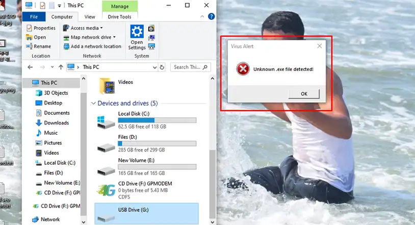 How to Identify a Virus-Infected USB Drive