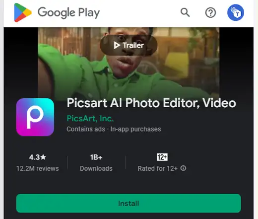 PicsArt – All-in-One Creative Editing App for Android